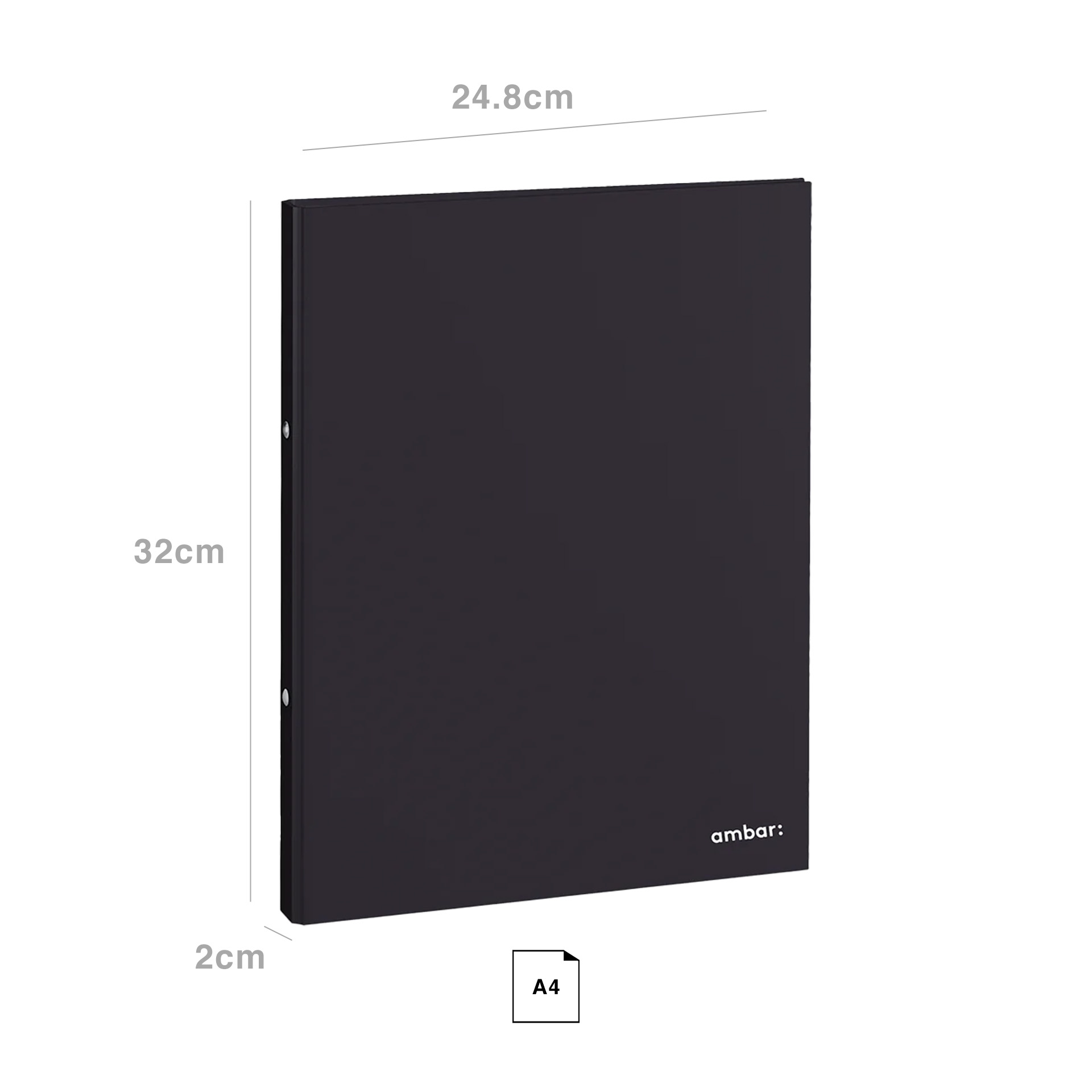 Pasta Dossier Ambar Ideas Liso A4 24.8X2X32cm