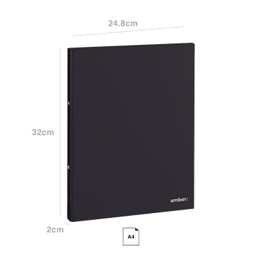 Pasta Dossier Ambar Ideas Liso A4 24.8X2X32cm