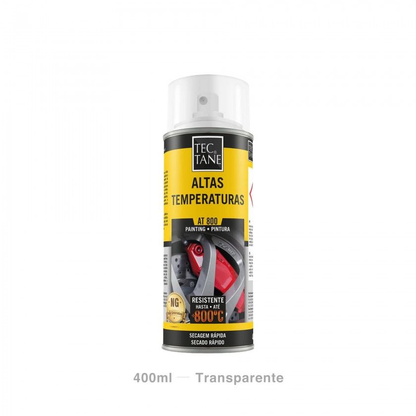 Spray Pintura Alta Temperatura AT800 Transparente 400ml Spray Pintura Alta Temperatura AT800 Transparente 400ml