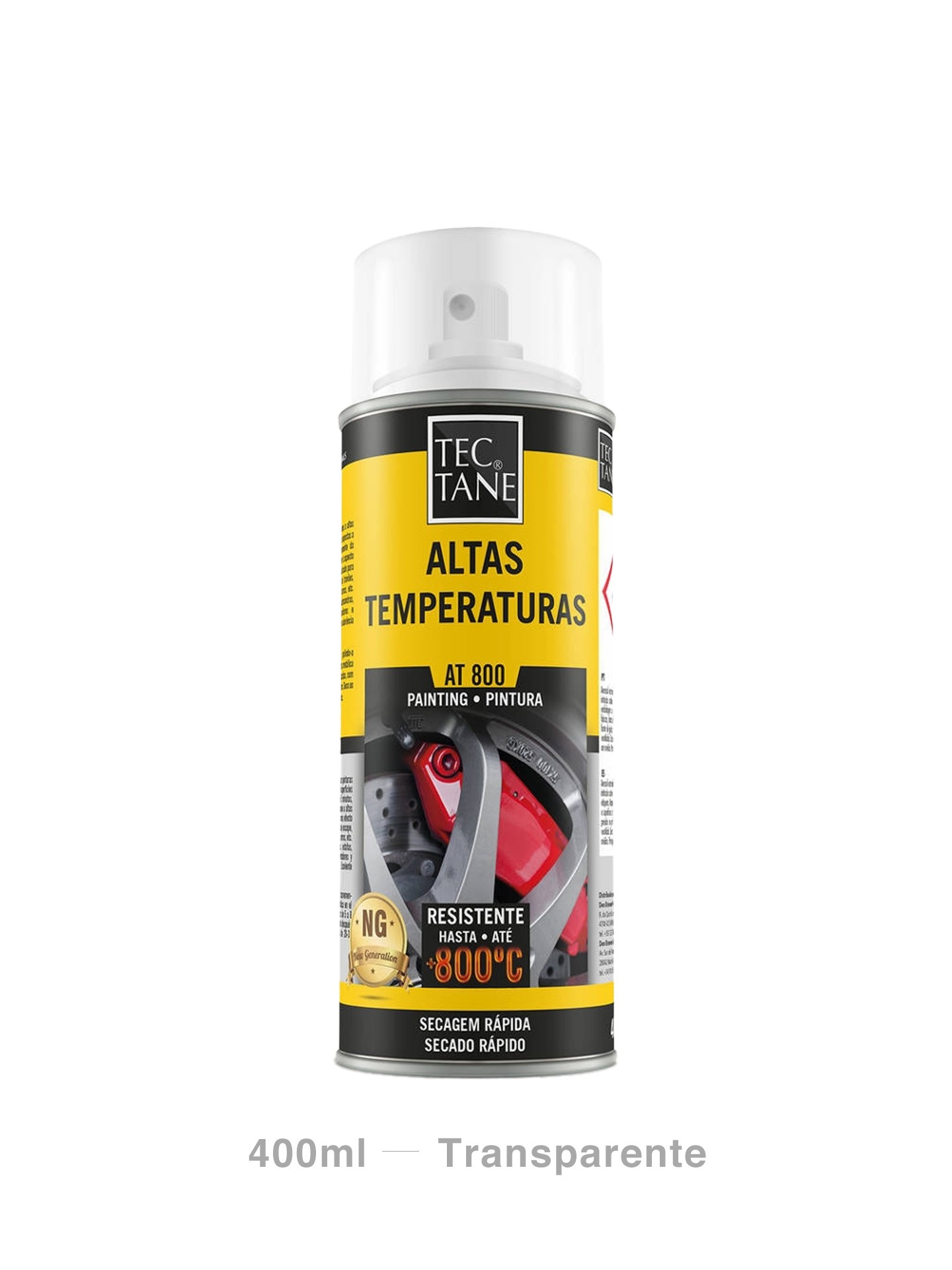Spray Pintura Alta Temperatura AT800 Transparente 400ml