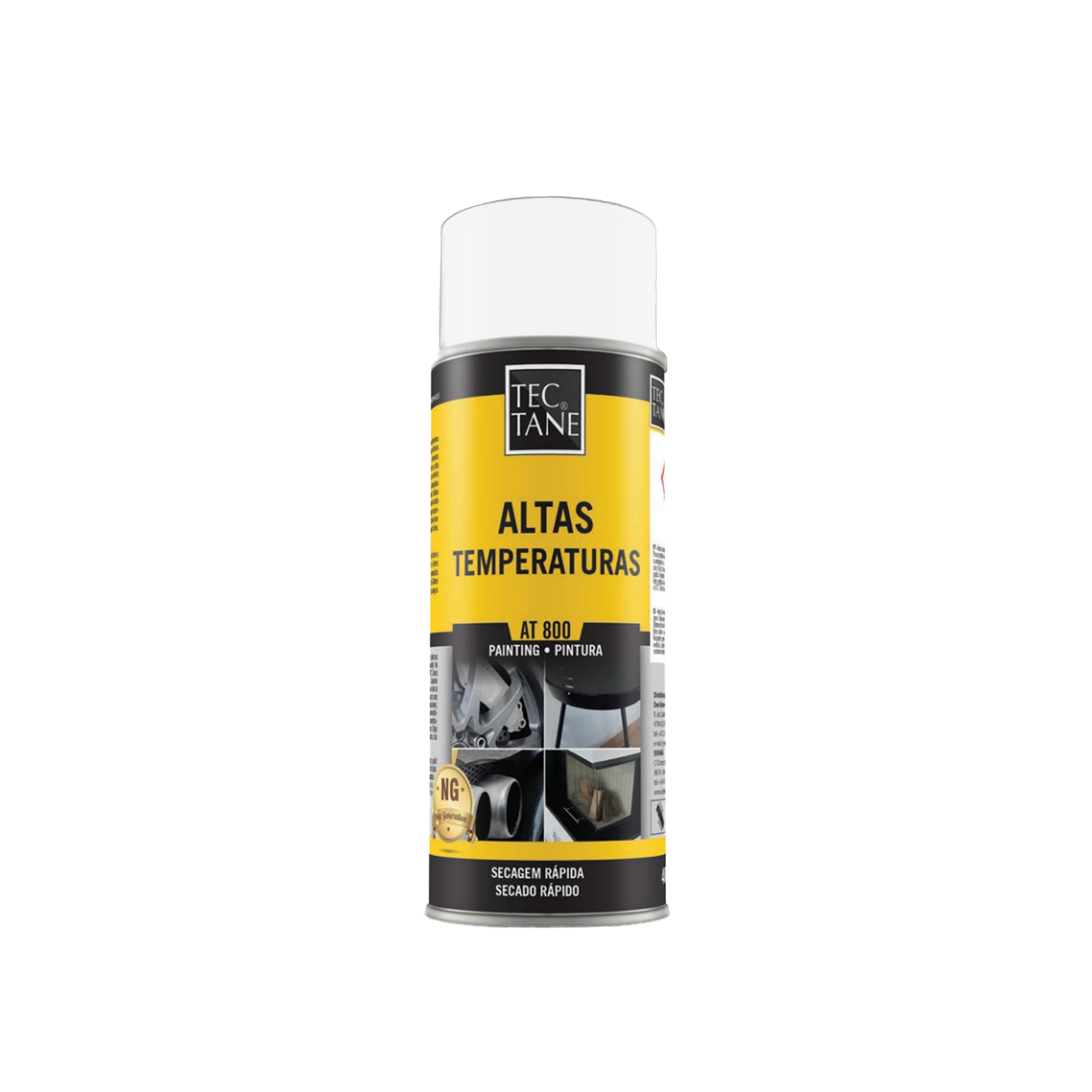 Spray Pintura Alta Temperatura AT800 Branco 400ml