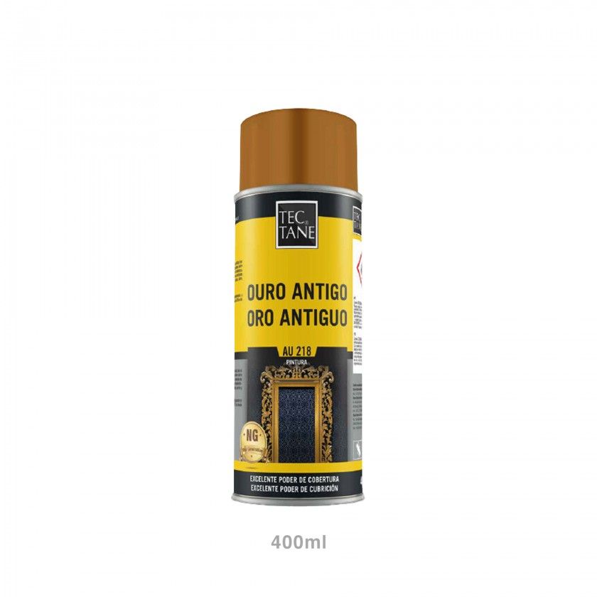 Spray Pintura Efeito Ouro Antigo AU218 400ml Spray Pintura Efeito Ouro Antigo AU218 400ml