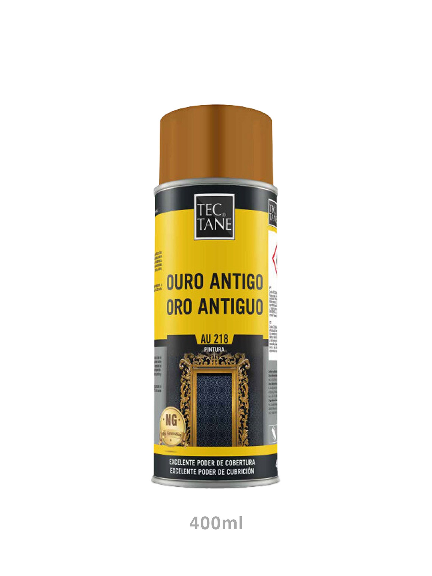 Spray Pintura Efeito Ouro Antigo AU218 400ml