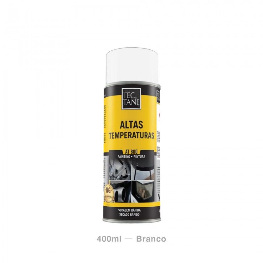 Spray Pintura Alta Temperatura AT800 Branco 400ml Spray Pintura Alta Temperatura AT800 Branco 400ml