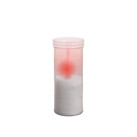 Círio Elétrico Recarga Branco 300 Dias 14cm - Image product