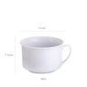 Chvena Almoadeira Porcelana com Asa 350ml 11X7.5cm