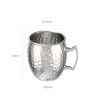 Caneca Cerveja Inox Martelado Redondo 550ml 9.5X10cm Caneca Cerveja Inox Martelado Redondo 550ml 9.5X10cm