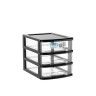 Caixa Organizadora Bianca A4 3 Gavetas 35X26X28cm Caixa Organizadora Bianca A4 3 Gavetas 35X26X28cm