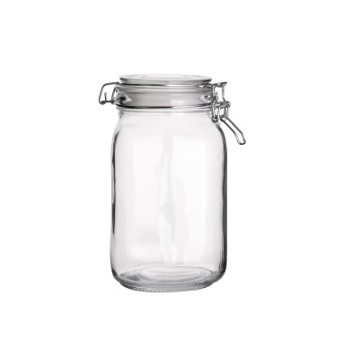 Frasco Hermético Canes Tampa com Fecho Metálico 1500ml