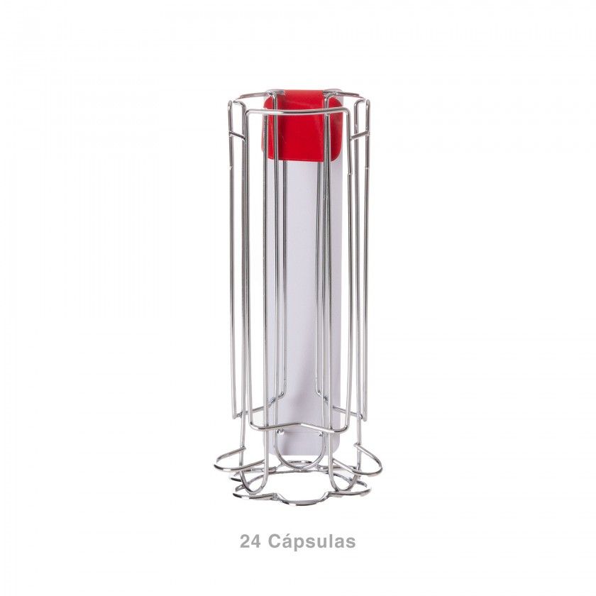 Suporte Cromado 24 Cápsulas Café Suporte Cromado 24 Cápsulas Café