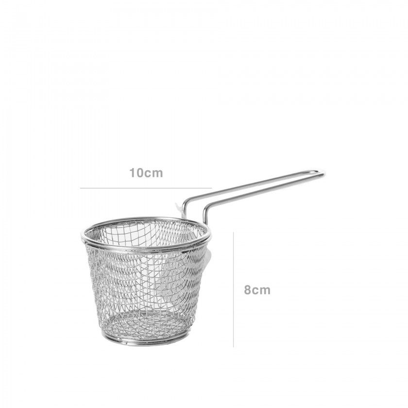 Cesto Rede Servir Redondo 10X8cm