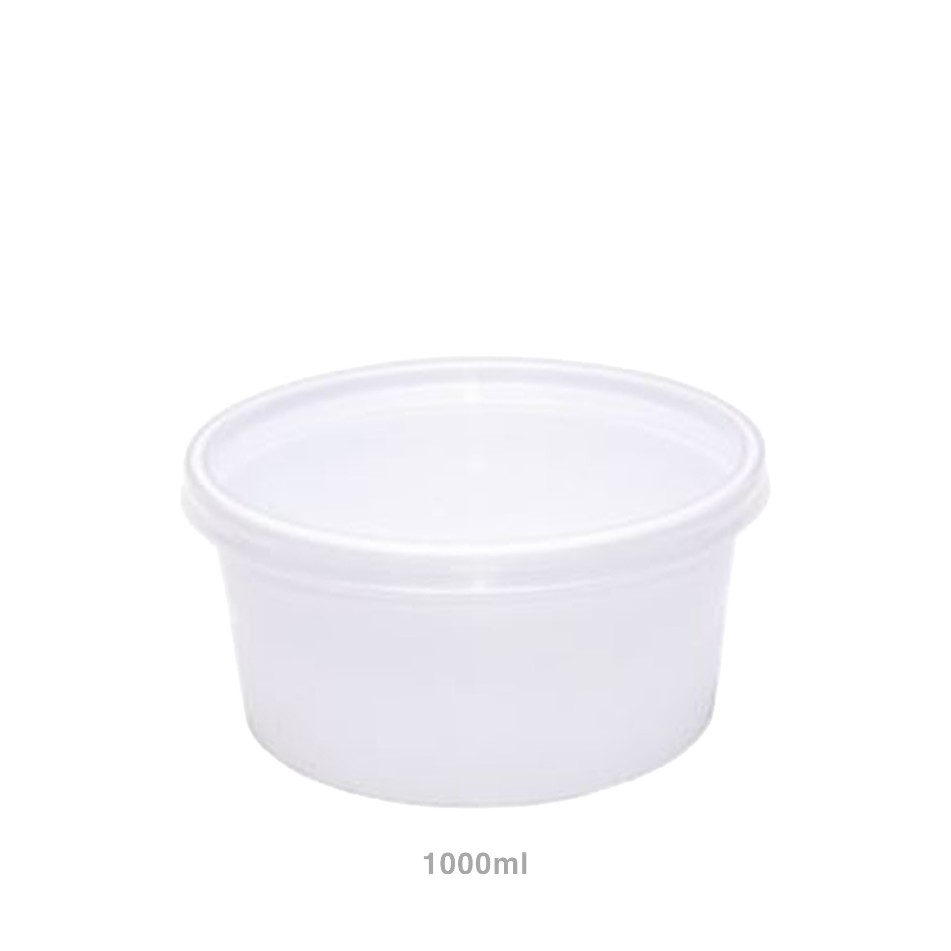 Recipiente para Sopa com Tampa 1000ml Pack 25