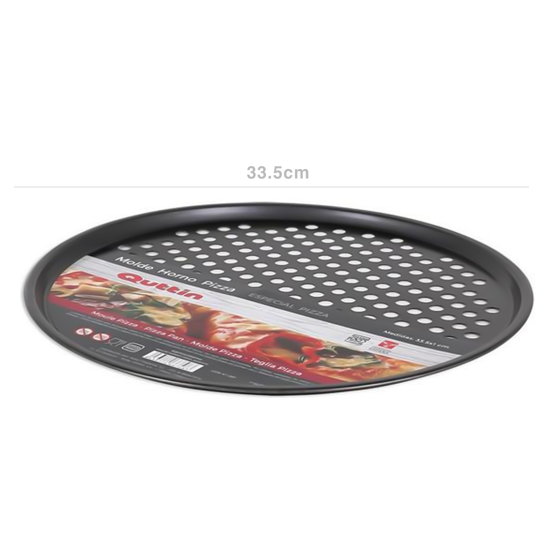 Forma Pizza Perfurada Antiaderente Redonda 33.5cm