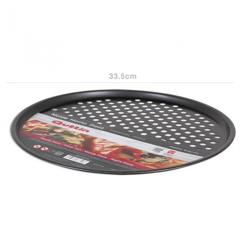 Forma Pizza Perfurada Antiaderente Redonda 33.5cm Forma Pizza Perfurada Antiaderente Redonda 33.5cm