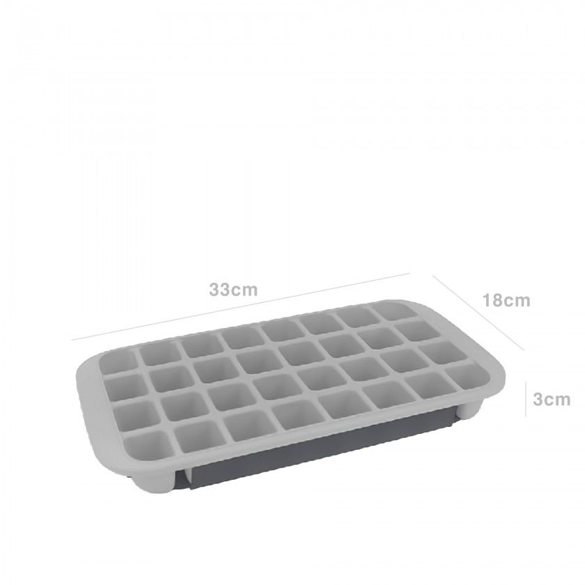 Cuvete Gelo Silicone Flex 32 Cubos 33X18X3cm Cuvete Gelo Silicone Flex 32 Cubos 33X18X3cm