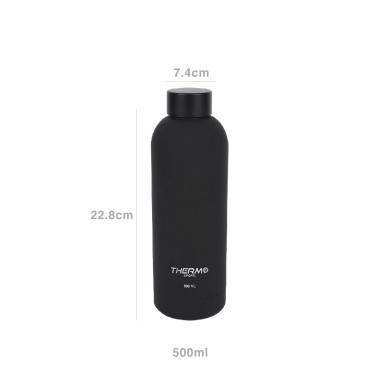 Garrafa Térmica Soft Touch Preto