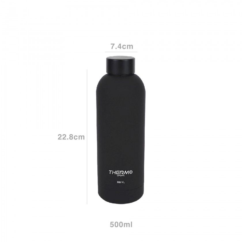 Garrafa Térmica Soft Touch Preto Garrafa Térmica Soft Touch Preto