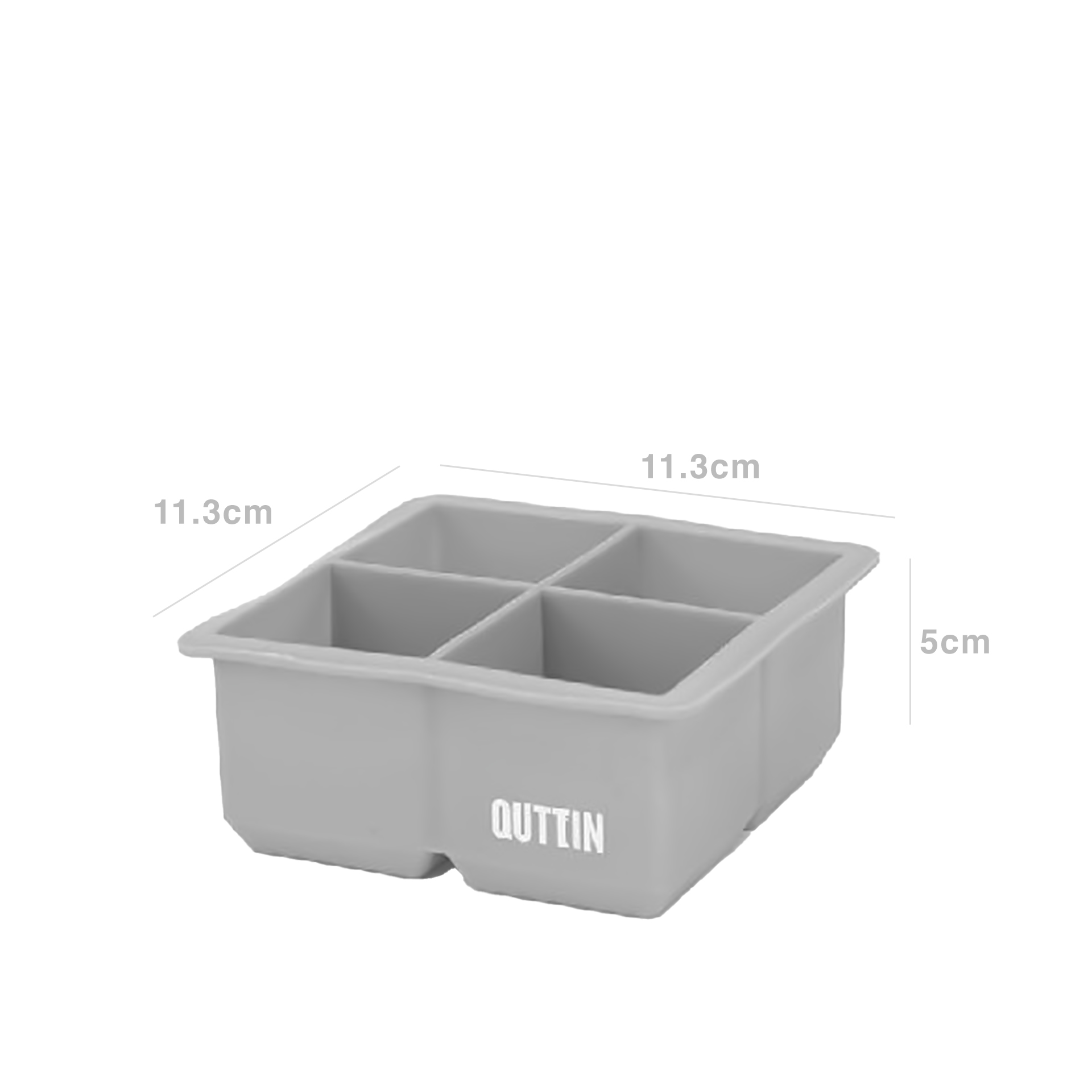 Cuvete Gelo Silicone Flex 4 Cubos 11.3X11.3X5cm