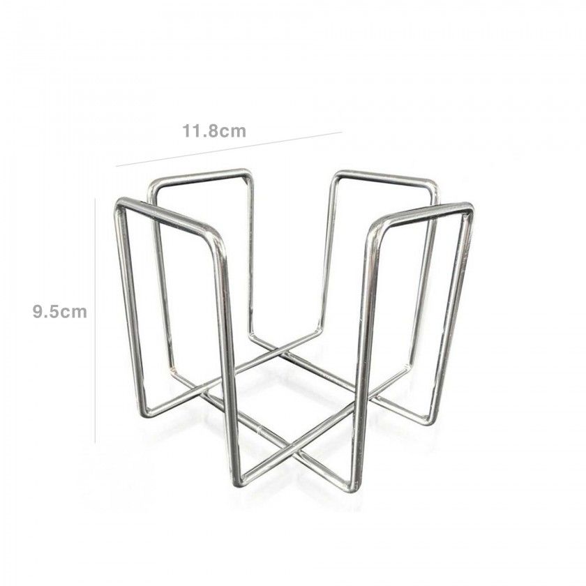 Suporte Guardanapos Metal 11.8X11.8X9.5cm Suporte Guardanapos Metal 11.8X11.8X9.5cm