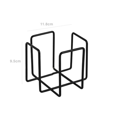 Suporte Guardanapos Metal 11.8X11.8X9.5cm - Image product