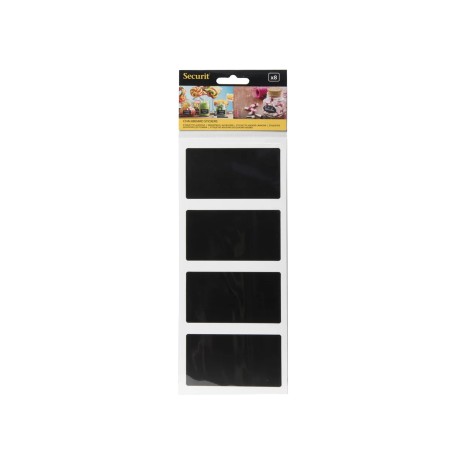 Etiqueta Ardósia Retangular 4.7X8cm Pack 8 - Image product