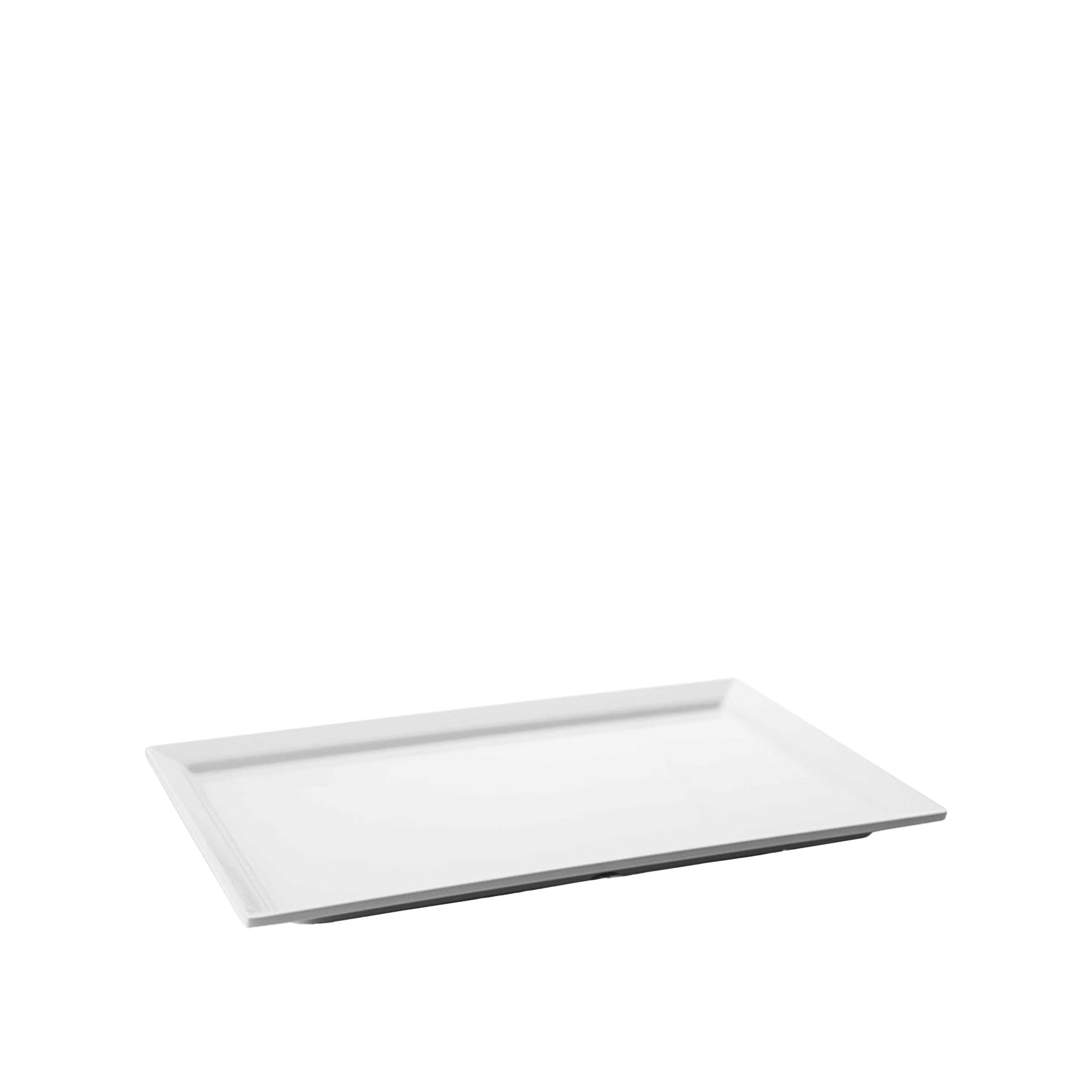 Bandeja Melamina Classic Branca 53X32cm