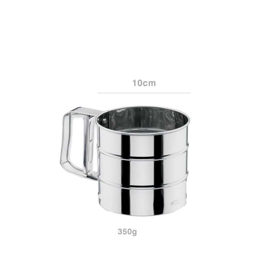 Crivador Farinha Inox 350gr 10cm Crivador Farinha Inox 350gr 10cm