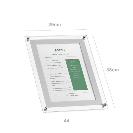 Porta Menu Acr�lico Exterior - Image product