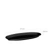Travessa Peixe Melamina Oval Preto 57X22cm Travessa Peixe Melamina Oval Preto 57X22cm