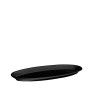 Travessa Peixe Melamina Oval Preto 57X22cm Travessa Peixe Melamina Oval Preto 57X22cm
