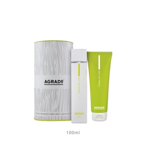 Conjunto Sparking Love Agrado Fragância Mulher + Leite Corporal 100ml - Image product