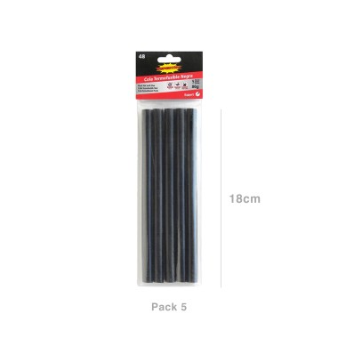 Cola Quente Supertite para Pistola Preta 86gr 11X180mm Pack 5