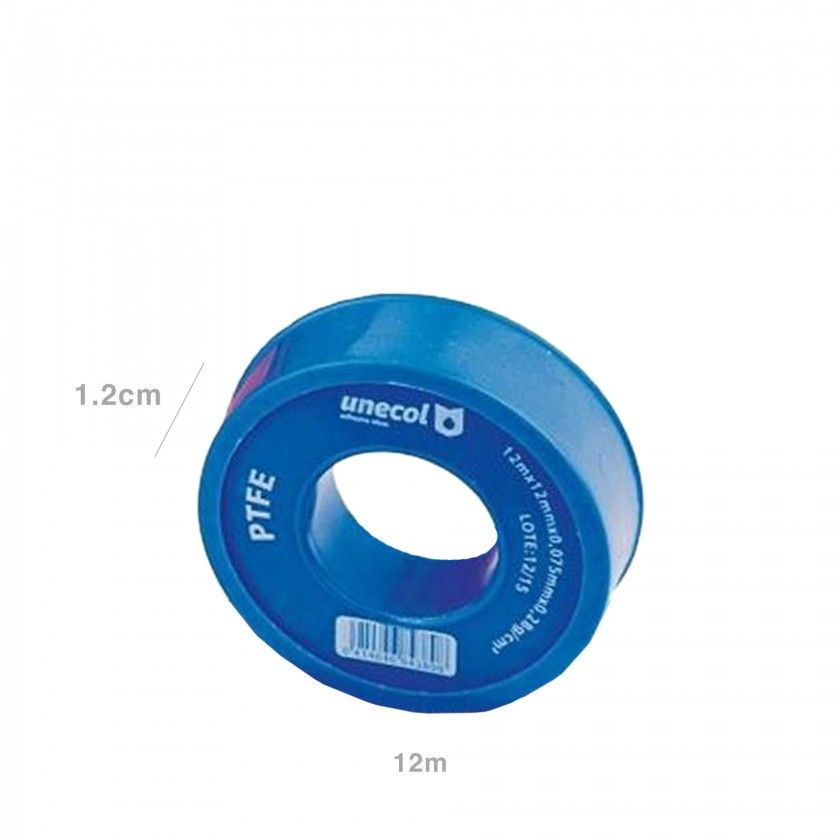 Rolo Fita Ptfe 12mX12mm Rolo Fita Ptfe 12mX12mm