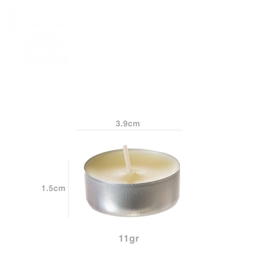 Tealight Redondo 4 Horas 3.9X1.5cm Pack 6 Tealight Redondo 4 Horas 3.9X1.5cm Pack 6