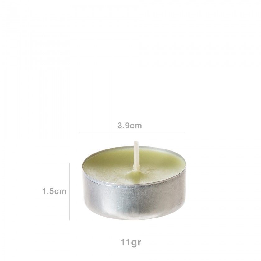 Tealight Redondo 4 Horas 3.9X1.5cm Pack 6 Tealight Redondo 4 Horas 3.9X1.5cm Pack 6