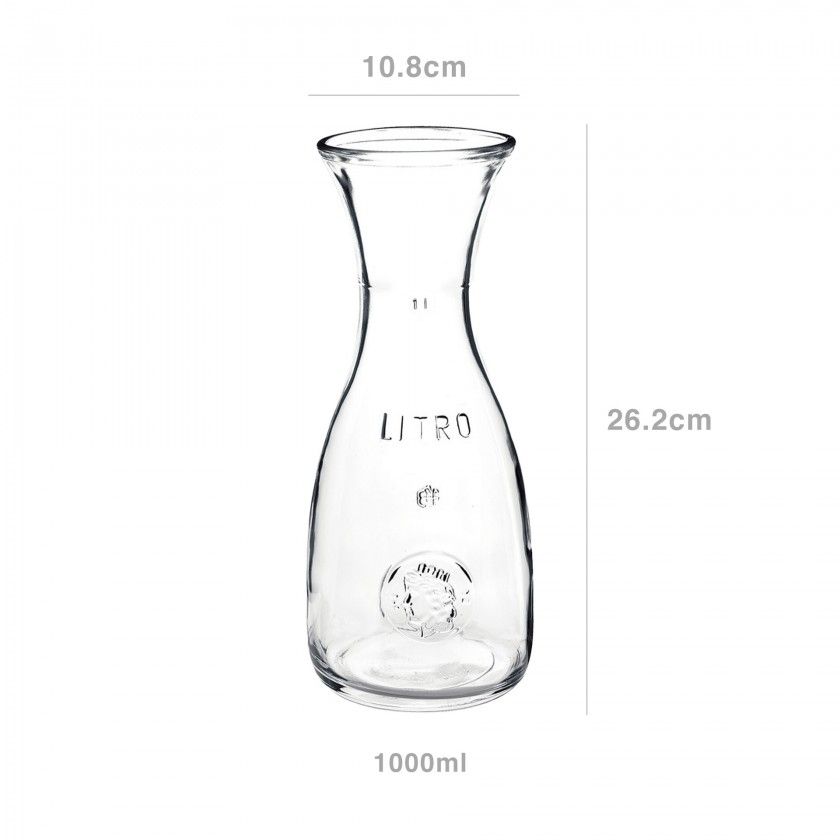Decanter Vidro Misura 1000ml 10.8X26.2cm Decanter Vidro Misura 1000ml 10.8X26.2cm