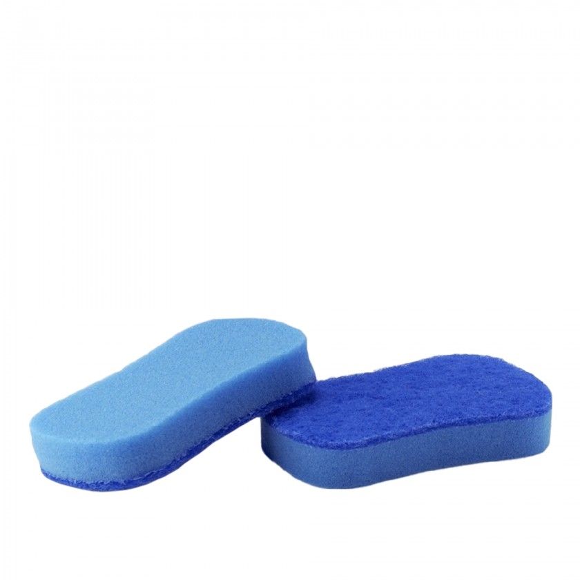 Esfregão Vitrocerâmica Oval 13.5X8X2.5cm Pack 2 Esfregão Vitrocerâmica Oval 13.5X8X2.5cm Pack 2