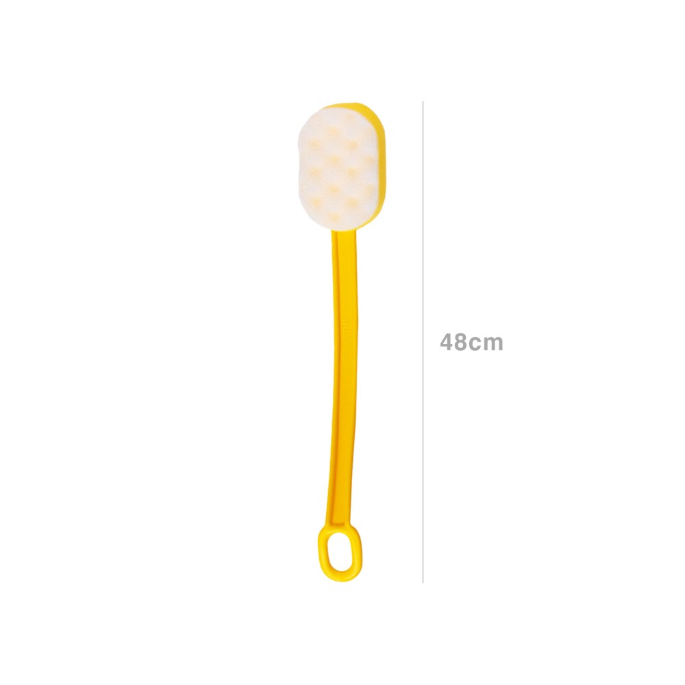 Esponja Banho Sayma com Cabo Oval 48X8X4.5cm