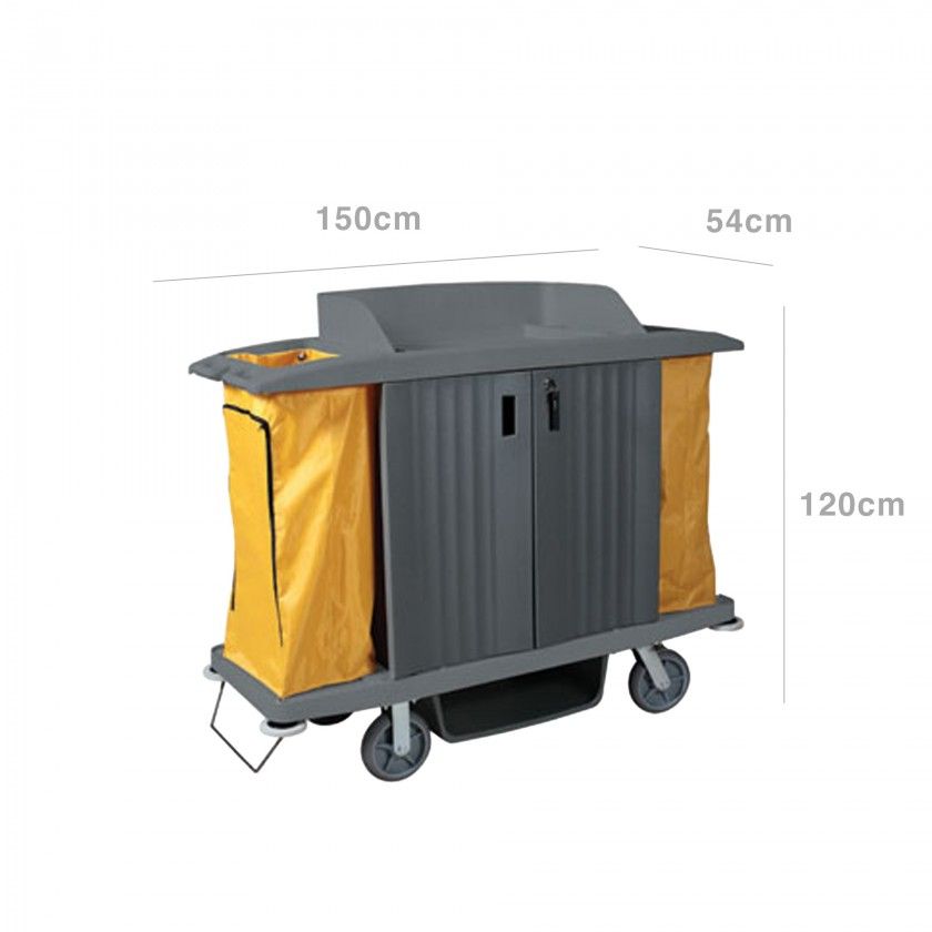 Carro Serviço Hotel 54X150X120cm Carro Serviço Hotel 54X150X120cm
