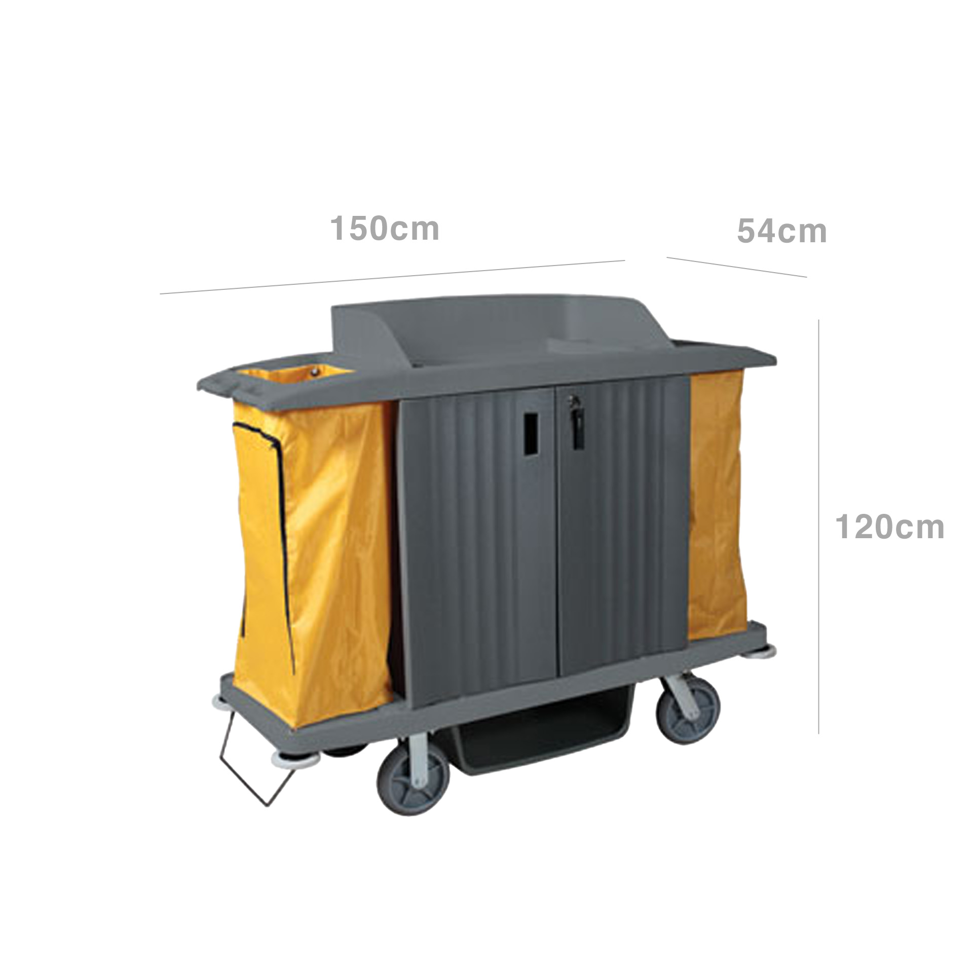 Carro Serviço Hotel 54X150X120cm