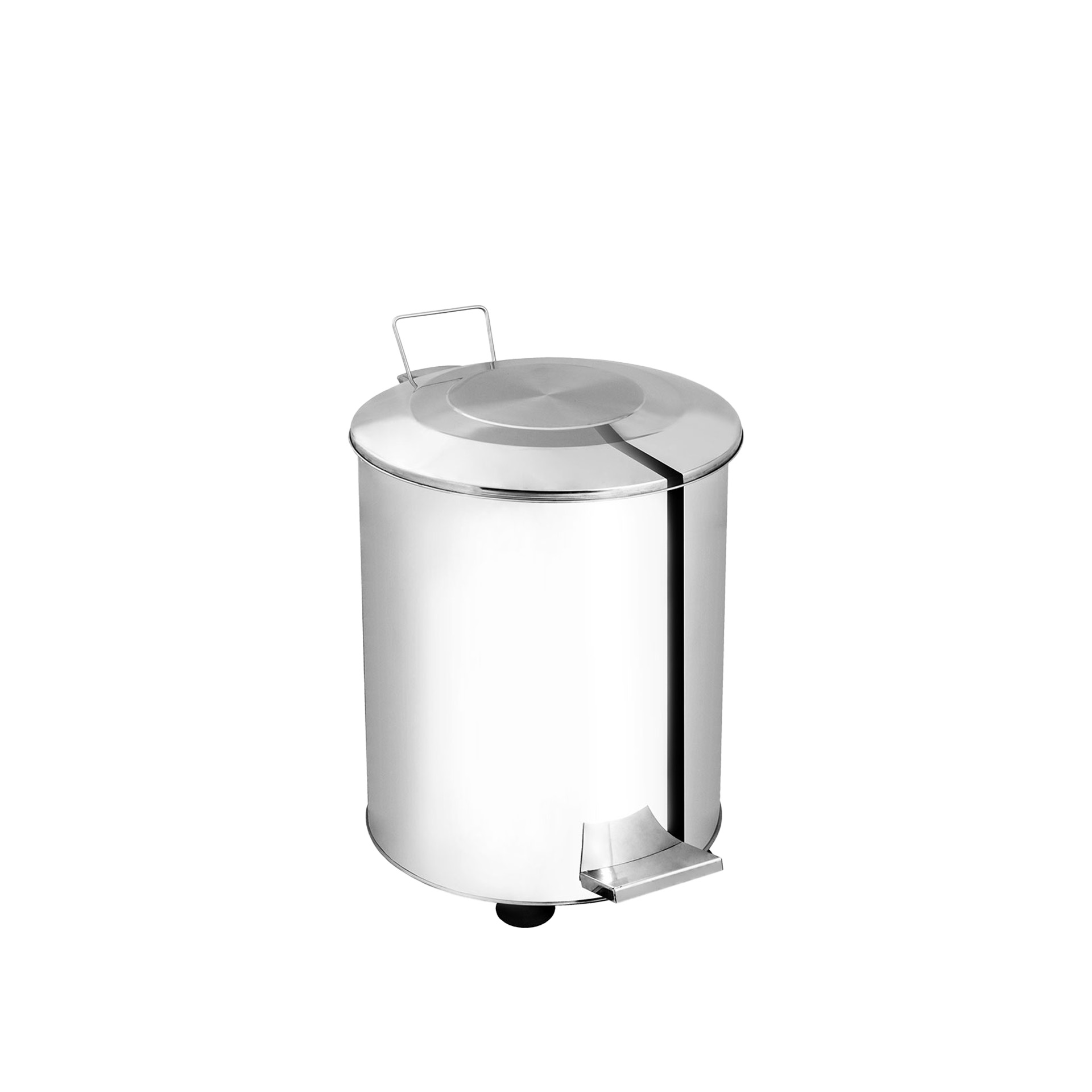 Contentor Lixo Inox com Pedal 50L