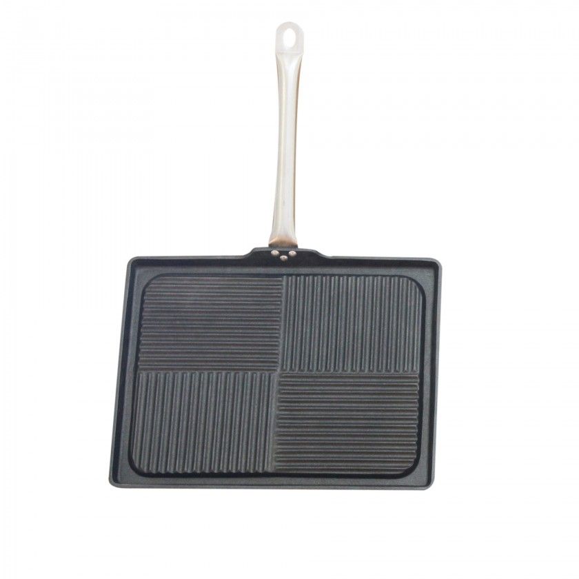 Grelhador Antiaderente Alumnio Fundido 40X30cm