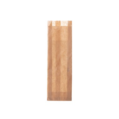 Saco Papel para Talheres Kraft 27X8+3.5cm Pack 1000