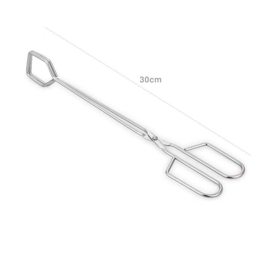 Pinça Churrasco Cromada 30cm Pinça Churrasco Cromada 30cm