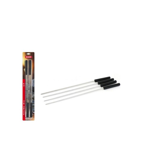 Espeto Espetada Inox 48cm Pack 4 - Image product