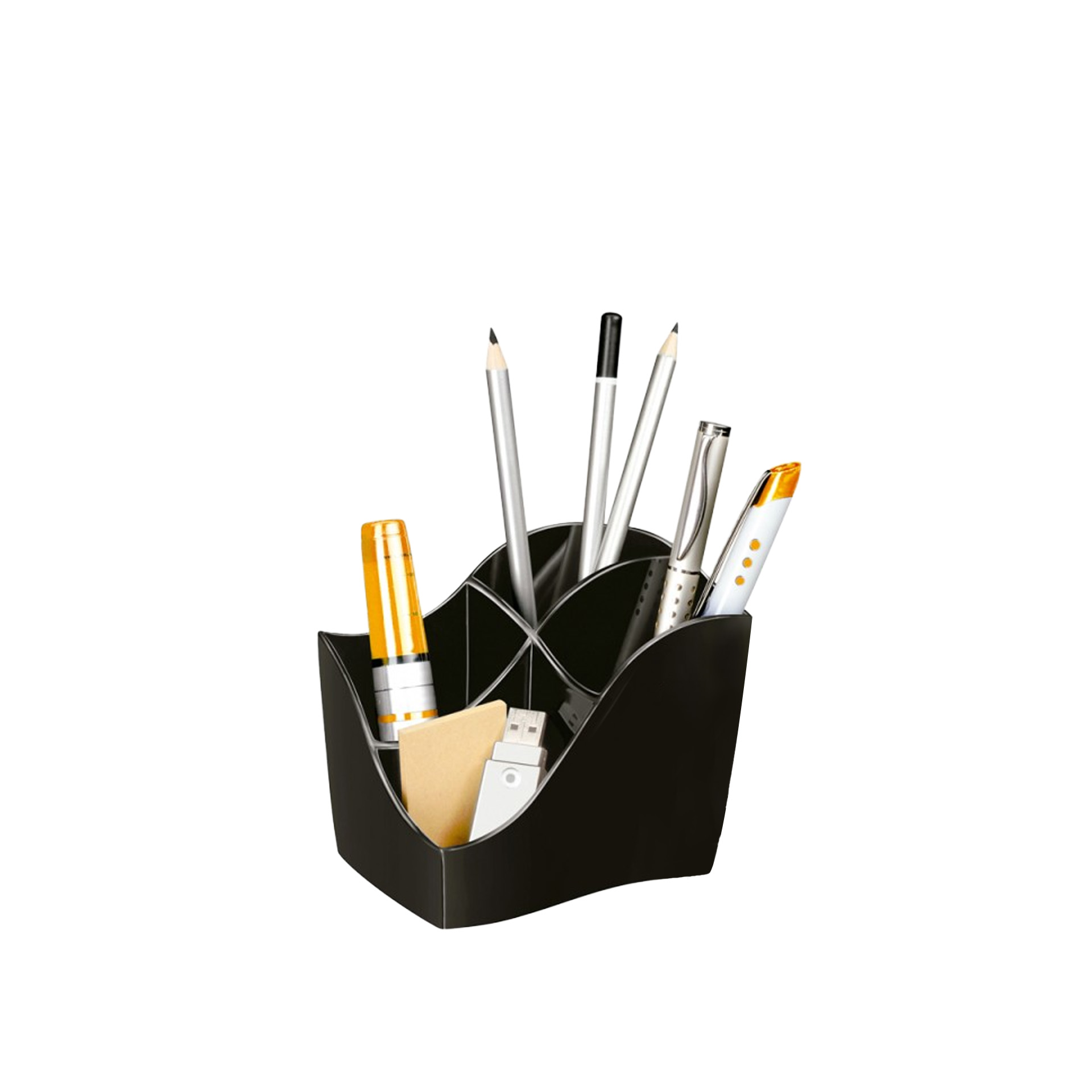 Organizador Secretária Plástico Q-Connect Preto 11.8X8.9X9.8cm