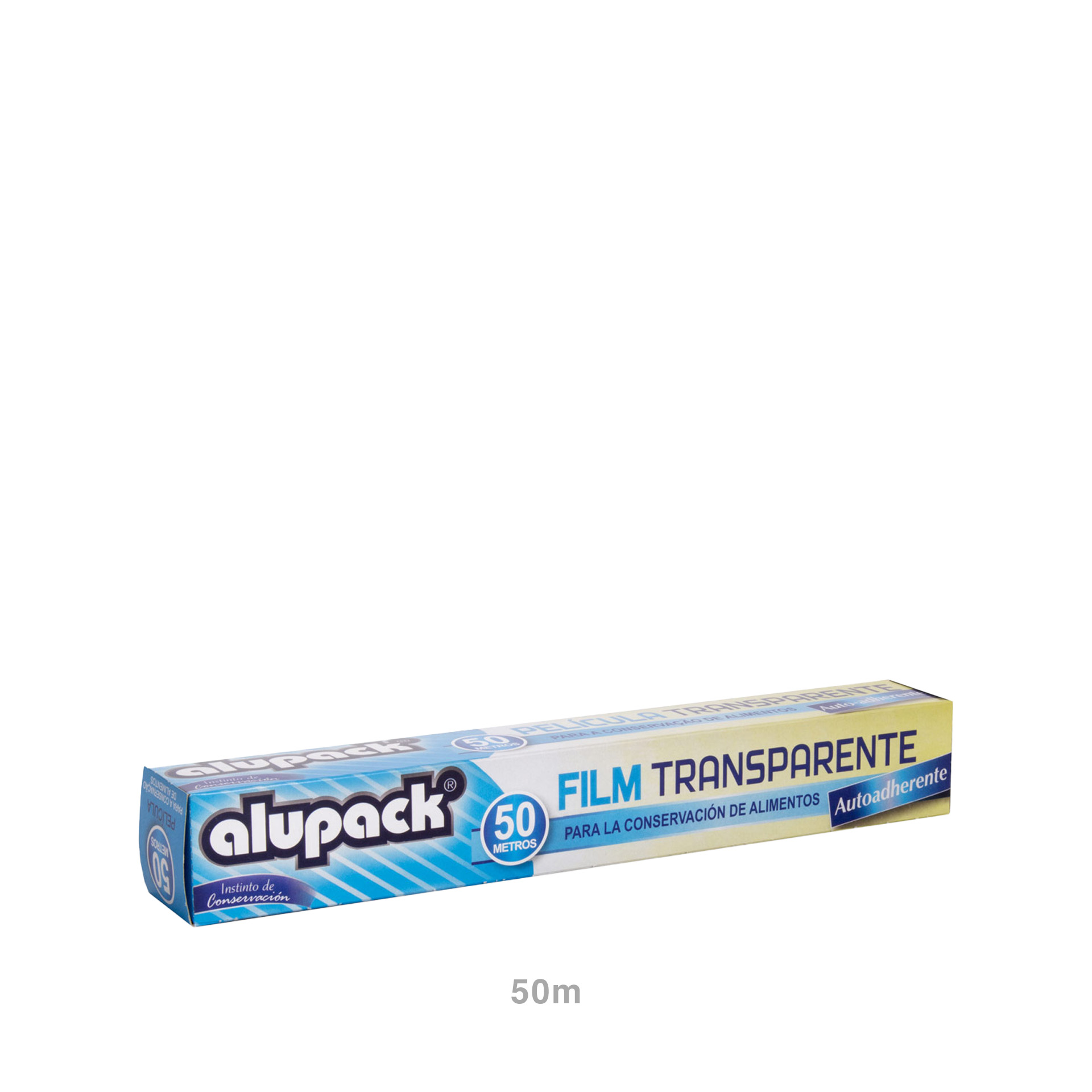 Rolo Película Alimentar Retrátil Doméstico Alupack 30cmX50m