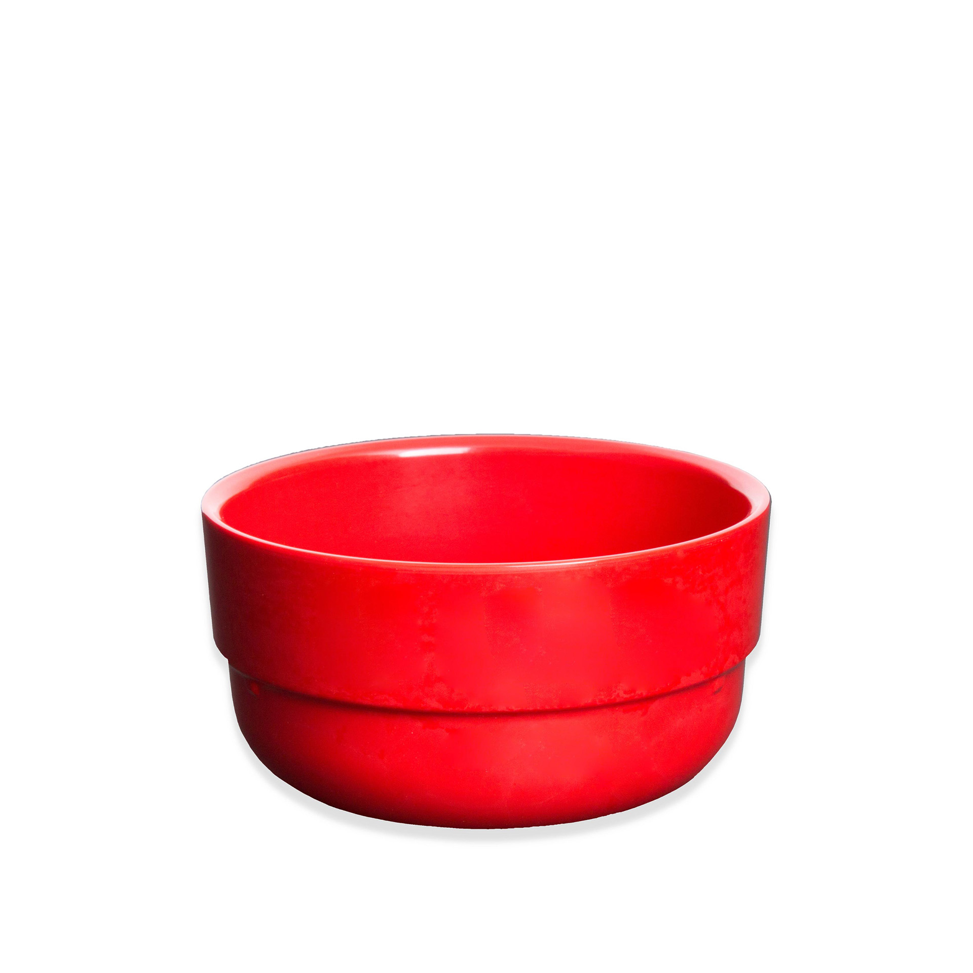 Taça Empilhável Melamina Snack Vermelho 450ml 11.8X6.3cm