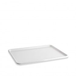 Tabuleiro Abs Self-Service Branco 48X36.5X2.5cm