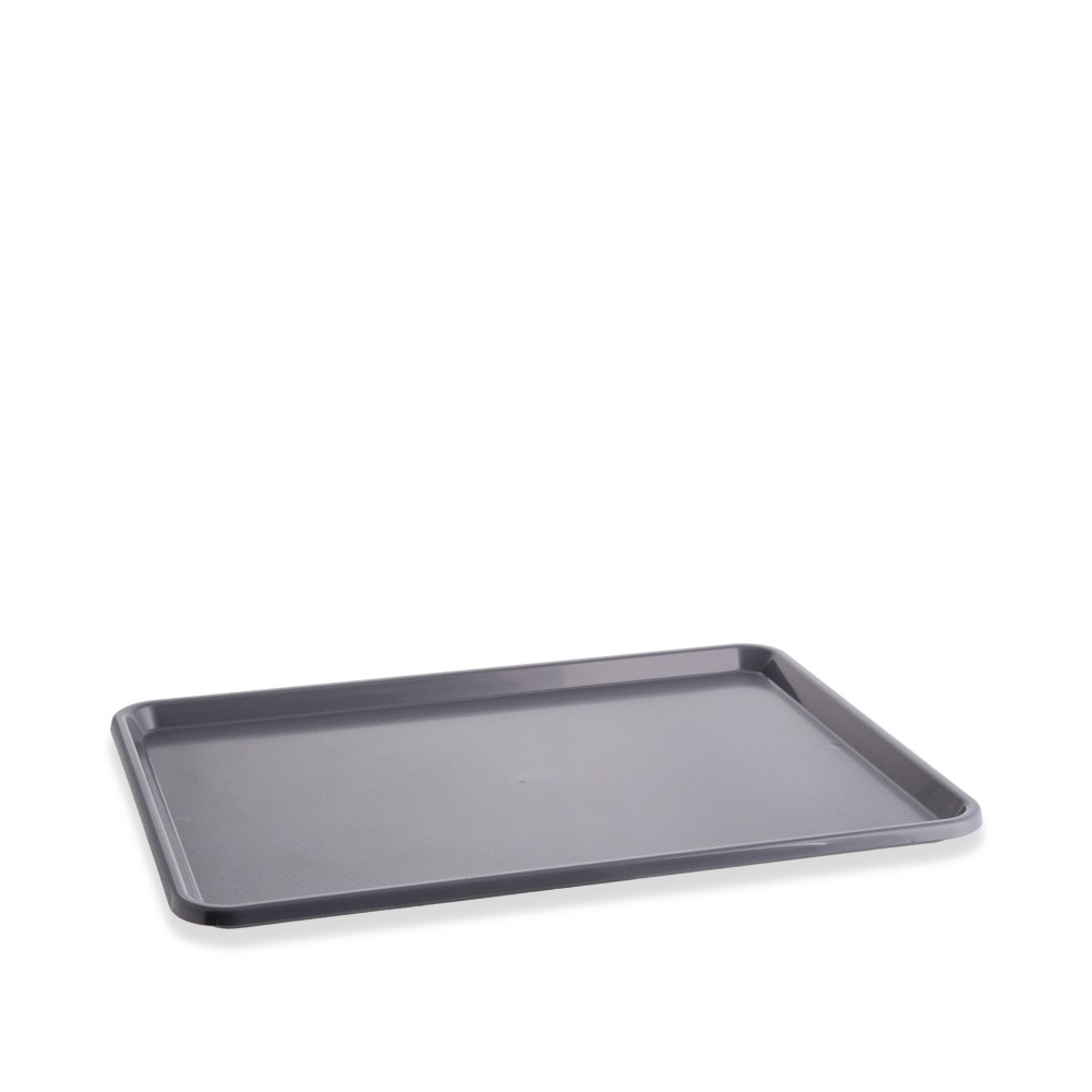 Tabuleiro Abs Self-Service Cinzento 48X36.5X2.5cm